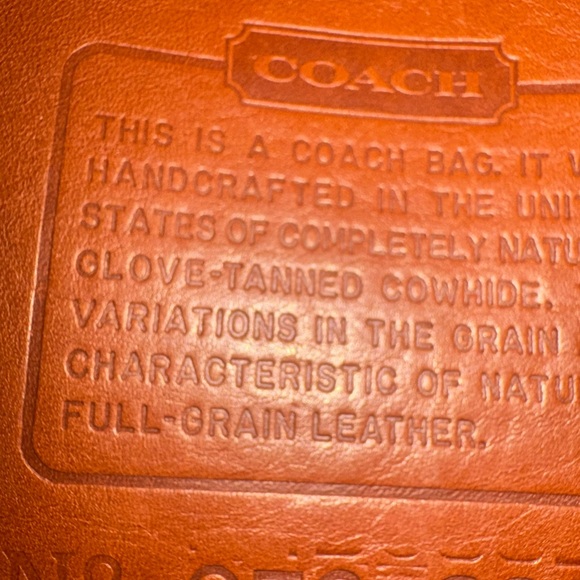 Vintage Coach Crossbody chestnut, amazing condition near perfect amazing deal - Picture 7 of 9